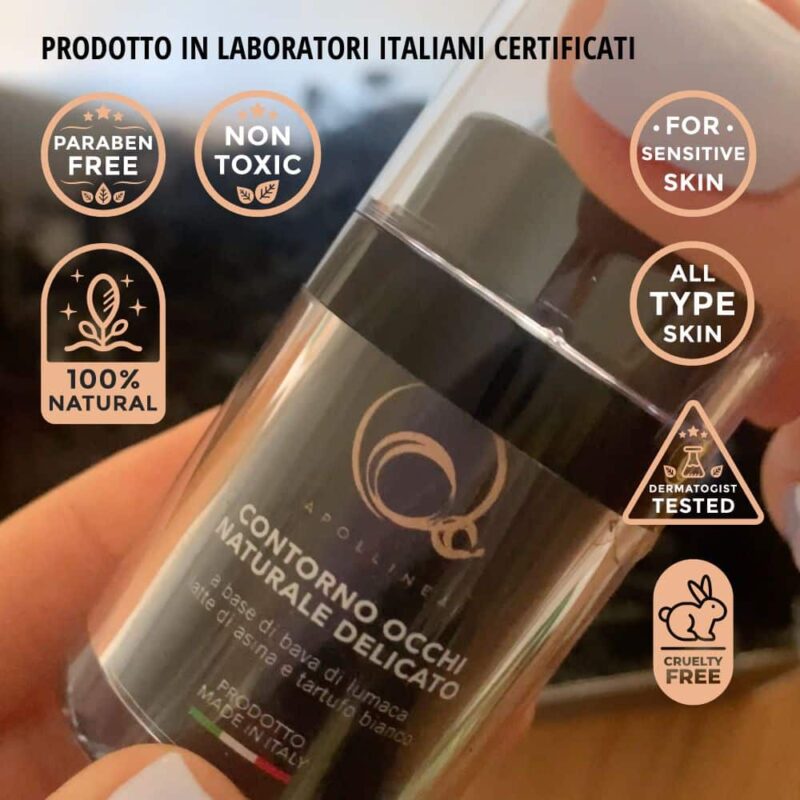 Crema Contorno Occhi alla Bava di Lumaca e Tartufo Biancov